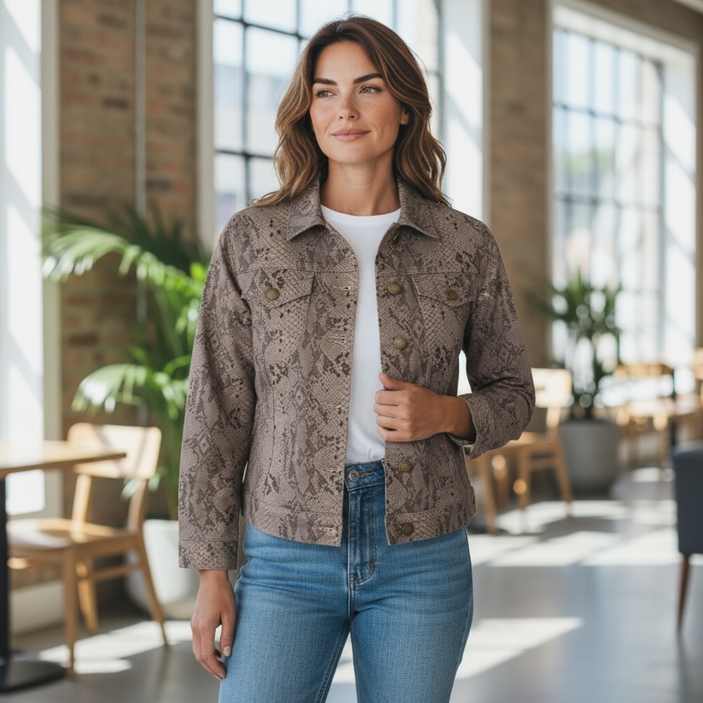 NWT Prosperity x‎ Stitch Fix Jolene Python Print … - image 1